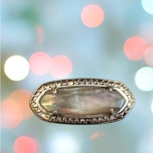 Kendra Scott Arielle Silver Ring Size 6.5